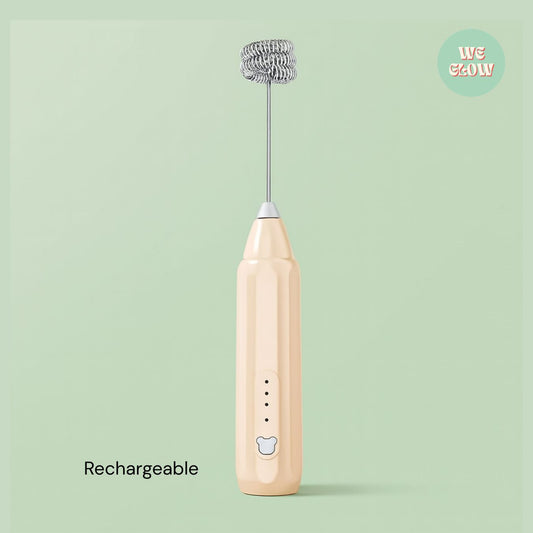 Electric Whisk, Rechargeable - Khaki color